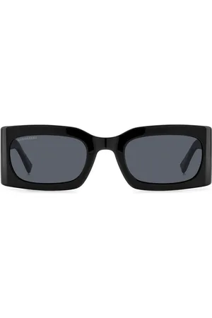 Dsquared2 Tilbehør, Dame, Sort, 52 MM, Polyester, Sort/Grå Solbriller