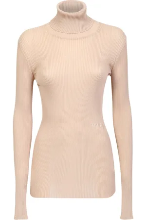 OFF-WHITE Strik, Dame, Hvid, S, Polyester, Helvet Jumper