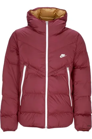 Nike Jakke, Herre, Rød, XL, Uld, Windrunner Dunjakke