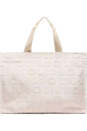 Liu Jo Taske, Dame, Lyserød, ONE SIZE, Bomuld, Jacquard Plain Tote Taske