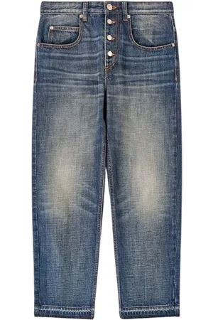 Isabel Marant Jeans, Dame, Blå, L, Uld, Stilfulde Jeans til Kvinder