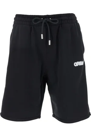 OFF-WHITE Shorts, Herre, Sort, L, Bomuld, Spray Arrow Shorts