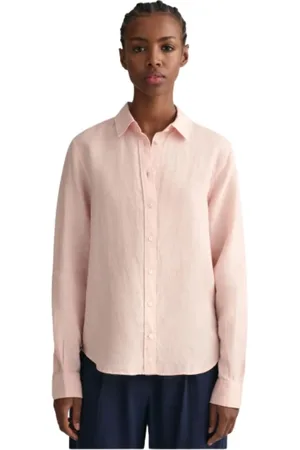 GANT Bluser & Skjorter, Dame, , L, Linned, Linen Chambray Skjorte