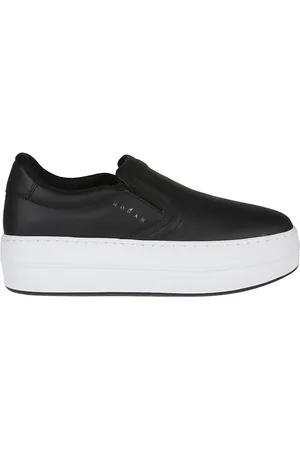 Hogan Sko, Dame, Sort, 40 EU, Casual Slip-On Sneakers
