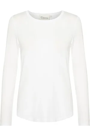My Essential Wardrobe Top, Dame, Hvid, M, Modal Bluse Top & T-shirt