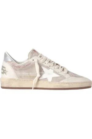 Golden Goose Sko, Dame, , 39 EU, Bomuld, Vintage lavtop sneakers med stjerne