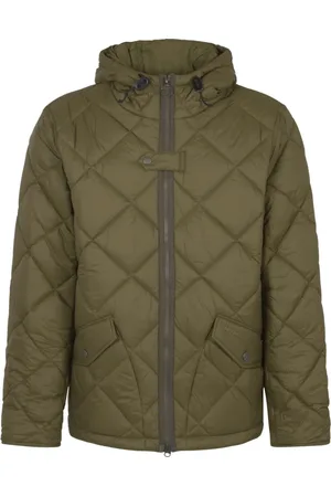 Barbour Jakke, Herre, Grøn, XL, Uld, Grøn Quiltet Jakke