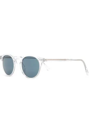 Oliver Peoples Tilbehør, Herre, Hvid, 47 MM, Klare solbriller løfter din stil