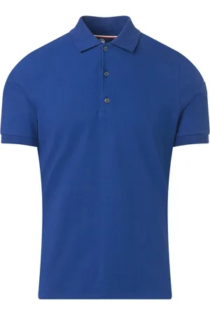 Fusalp Top, Herre, Blå, M, Bomuld, Stretch Polo Shirt