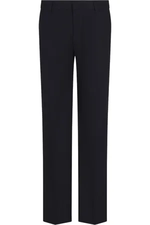 Armani Exchange Bukser, Herre, Blå, W30, Bomuld, Bomuld Twill Straight Bukser Side & Baglommer