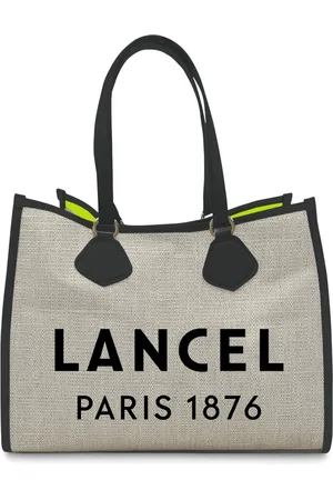 LANCEL Taske, Dame, , ONE SIZE, Læder, Sommer Tote Taske i Jute og Læder
