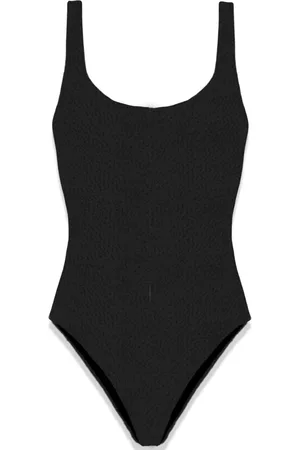 MC2 SAINT BARTH Badetøj, Dame, Sort, S/M, Crinkle Lora One-Piece Swimsuit