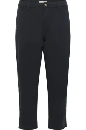 Cream Bukser, Dame, Blå, W27, Marineblå Capri Twill Bukser