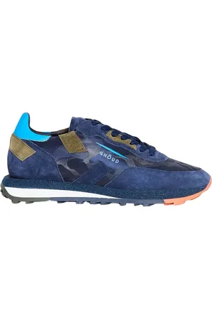 Ghoud Sko, Herre, Blå, 44 EU, Lav Camo Sneakers til Mænd