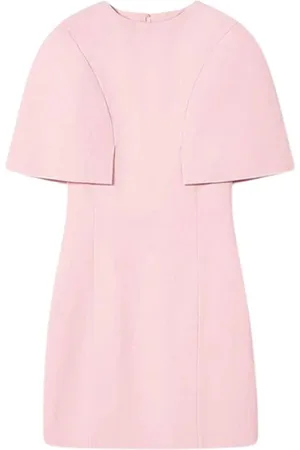 Nina Ricci Kjole, Dame, Lyserød, XS, Uld, Kortærmet Uldkjole