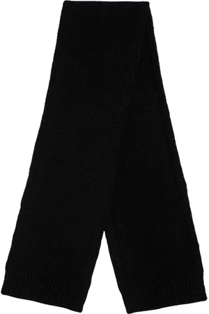 Jil Sander Tilbehør, Herre, Sort, ONE SIZE, Uld, Stilfuldt Tørklæde til Alle Anledninger