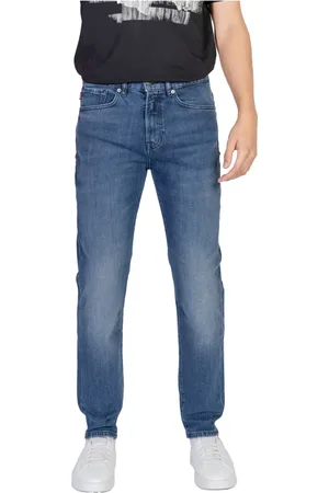 HUGO BOSS Jeans, Herre, Blå, W40 L32, Bomuld, Herre Jeans Efterår/Vinter Kollektion