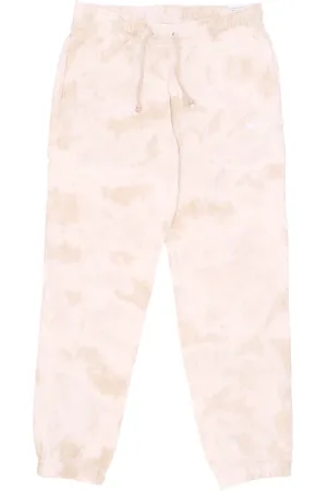 Nike Bukser, Dame, Hvid, L, Bomuld, Cloud-Dye Joggers Lette Træningsbukser