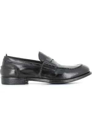 Officine creative Sko, Herre, Sort, 42 1/2 EU, Læder, Bløde læder loafers
