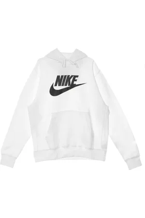 Nike Sweathshirts & Hoodies, Herre, Hvid, 3XL, Bomuld, Club Hættetrøje Pullover