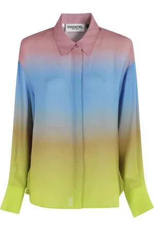 Essentiel Antwerp Bluser & Skjorter, Dame, Flerfarvet, XS, Polyester, Trykt skjorte med klassisk krave
