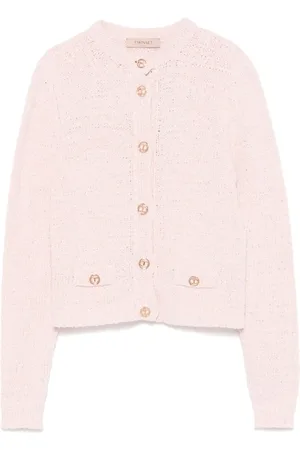 Twin-Set Strik, Dame, Lyserød, S, Rosa Sweaters Sæt