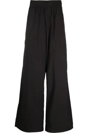 OFF-WHITE Bukser, Herre, Sort, M, Uld, Wide leg bukser