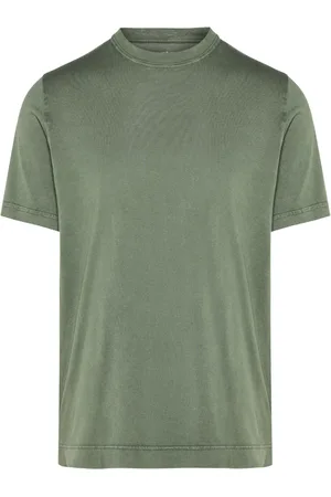 FEDELI Top, Herre, Grøn, M, Bomuld, Ekstrem bomulds t-shirt