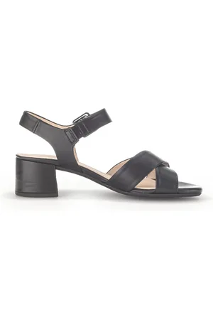 Gabor Sko, Dame, Sort, 37 EU, Læder, Højhælede sandaler