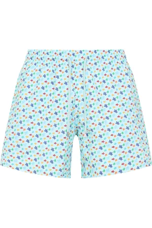 Vilebrequin Badetøj, Herre, Blå, S, Uld, Stilfulde badeshorts til mænd