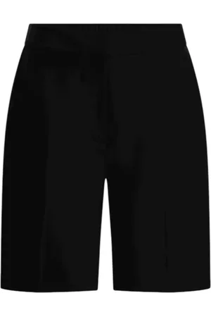 Calvin Klein Shorts, Dame, Sort, M, Linned, Linnedblandings shorts med vidde