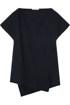 Isabel Marant Top, Dame, Sort, M, Sort skjorte med kantdetaljer