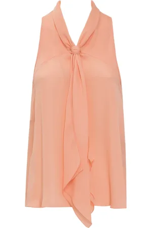 Emporio Armani Top, Dame, , XS, Draped Knude Ærmeløs Top