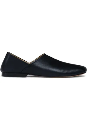 LEMAIRE Sko, Herre, Sort, 45 EU, Læder, Mist Slippers