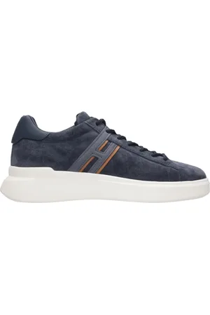 Hogan Sko, Herre, Blå, 41 EU, Suede, Fluid Sneakers med strømlinet sål
