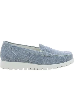 Waldläufer Sko, Dame, Blå, 38 EU, Damesko Jeans Hegli
