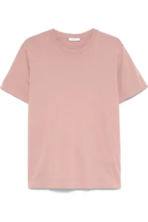 Boglioli Top, Herre, Lyserød, 2XL, Bomuld, Stilfuld bomulds t-shirt lavet i Italien