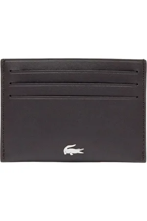 Lacoste Tilbehør, unisex, Brun, ONE SIZE, Læder, Libellule Brugt Læderpung
