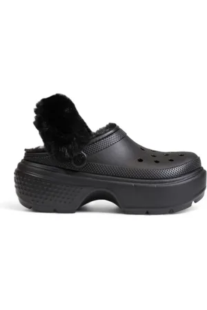 Crocs Sko, Dame, Sort, 38 EU, Foret træsko til kvinder
