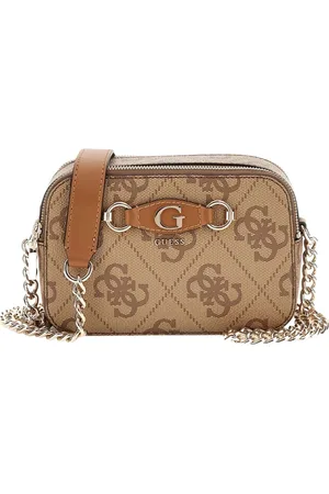 Guess Taske, Dame, Brun, ONE SIZE, Uld, Izzy Top Zip Skuldertaske