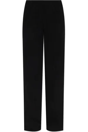 Sportmax Bukser, Dame, Sort, XS, Tyl, Silkebukser