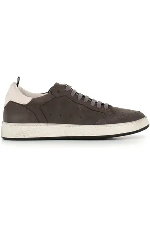 Officine creative Sko, Herre, Grå, 43 EU, Antracitfarvet Sneaker i Nubuck