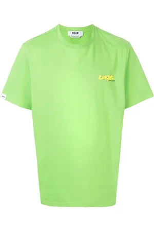 Msgm Top, Herre, Grøn, L, T-Shirt