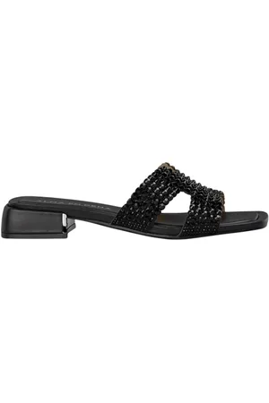 Alma en Pena Sko, Dame, Sort, 41 EU, Jewel flad sandal
