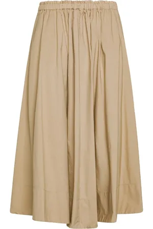 FORTE FORTE Nederdel, Dame, , XS, Bomuld, Poplin Nederdel med Paperbag Talje