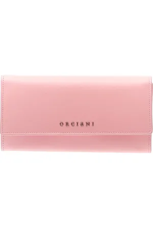 Orciani Tilbehør, Dame, Lyserød, ONE SIZE, Læder, Fan Wallet