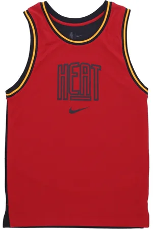 Nike Sport, Herre, Rød, M, Polyester, Miami Heat Basketball Tanktop