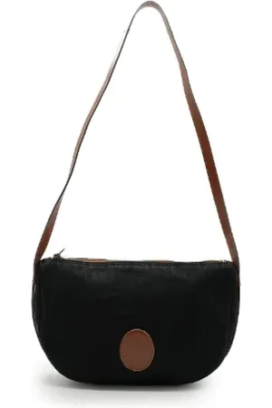 Dior Pre-owned, Dame, Sort, ONE SIZE, Uld, Pre-owned Canvas dior-tasker