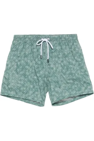 BARBA Badetøj, Herre, Grøn, M, Polyester, Polyester Badeshorts med sidelommer