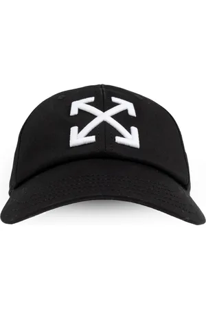 OFF-WHITE Tilbehør, Herre, Sort, ONE SIZE, Bomuld, Arrows-Logo Baseball Cap